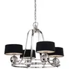 Image de Elstead Gotham lustre 4 ampoules - Noir