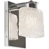 Image de Applique salle de bain verre chrome Seaview 1xG9 Quoizel