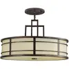 Image de Feiss Suspension Fusion industrielle - Marron