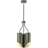 Image de Suspension Elstead Quinto gris foncé nickel 3xE27