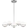Image de Feiss Lustre Apollo nickel poli - Argent