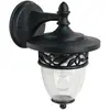 Image de Applique extérieure classique noire E27 60W Burford GZ