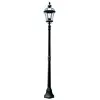 Image de Lampadaire extérieur rétro noir 192 cm E27 60W Ledbury