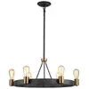 Image de Elstead lighting Lustre Silas 6 ampoules - Zinc vieilli