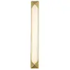 Image de Applique albâtre allongée laiton LED 23W Quintiesse