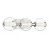 Image de Applique SDB ATOMO chrome 3 globes verre LED 13W IP44