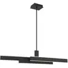 Image de Suspension LED noire 114 cm 74W gradable Cameno Quintiesse