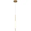 Image de Suspension LED 10W capsule ovale laiton Cumberland