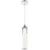 Image de Suspension rétro chromée tube LED 18W Espada Quintiesse