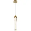 Image de Suspension tube laiton rétro LED 18W Espada Quintiesse