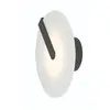 Image de Applique-plafonnier Nuvola noir disque blanc Ø31 LED14W