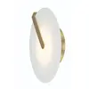 Image de Applique/Plafonnier Nuvola blanc laiton Ø43 LED 18W
