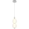 Image de Suspension Palmas Quintiesse LED 20W nickel poli Ø15 cm