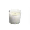 Image de Bougie de Noël en pot paillettes Ice - Argent