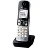 Image de Panasonic téléphone fixe sans fil - Noir et argent