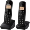 Image de Panasonic téléphone fixe sans fil - Noir