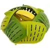 Image de Panier vapeur pliable Bloom Joseph Joseph silicone verte reglable