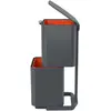 Image de Unité tri déchets Joseph Joseph Totem Compact 40L contrôle odeur graphite
