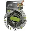 Image de Panier vapeur pliable Bloom Joseph Joseph inox reglable vert