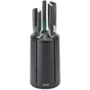 Image de Jeu de 5 couteaux Joseph Joseph Elevate Green Knives, inoxydables, ergonomiques