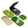 Image de Set 4-en-1 Joseph Joseph Multi-Prep Compact, coupe, râpe, trancheuse, collecte.