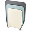 Image de Set de 3 planches a decouper Nest Chop, empilables, antiderapantes, gris