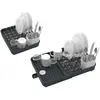 Image de Égouttoir vaisselle Joseph Joseph Extend extensible inox gris foncé avec drainage efficient