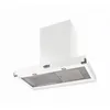 Image de Hotte FALCON CONTEMPORAINE 900 BLANC/NICKEL BROSSE - FHDCT900WH/N