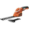 Image de Black & decker taille-haies sans fil - Noir orange