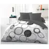Image de Home linge passion Parure de lit microfibre Audace - Gris clair