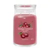 Image de Yankee_candle Bougie signature cerise griotte grand modèle - Rose