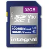 Image de Integral - Carte mémoire flash - 32 Go - Video Class V30 / UHS-I U3 / Class10 - SDHC UHS-I