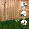 Image de Ensemble 2-en-1 Scarificateur et Niveleur de Pelouse de 100 cm - Vert