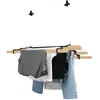 Image de Monstershop étendoir à linge de plafond à poulies - Noir