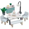 Image de Le toy van salle à manger miniature - 18 pièces