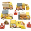 Image de Le toy van Véhicules de chantier en bois - Noir