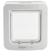 Image de Chatières 4 pos avec puce d'identité Trixie SureFlap Blanc TU 38550