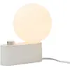 Image de Lampe à poser en aluminium blanc craie 22 x 15 cm Alumina - Tala