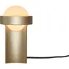 Image de Petite lampe de table en aluminium doré Loop - Tala