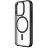 Image de Qdos Coque hybride GRS Soft+Snap iPhone 15 Pro - Noir et transparent