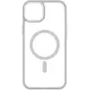 Image de Qdos Étui GRS Hybrid Soft pour Apple iPhone 15+ - Design blanc et gris