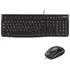 Image de Logitech Clavier avec pavé numérique + souris - MK120 - Noir