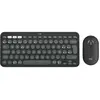 Image de Logitech Pack clavier souris sans fil - Gris et noir