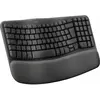 Image de Logitech clavier sans fil ergonomique - Noir