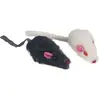 Image de FLAMINGO-Jouet Chat - Flamingo lot de 2 Souris Blanc et noir - 5 cm