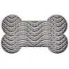 Image de FLAMINGO-Gamelle Chien - Flamingo Tapis à lécher Yummee Taille L Gris - 29,8 x 17,5 x 2,5 cm
