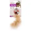 Image de FLAMINGO-Jouet Chat - Flamingo Jouet Vinta Balle et plume Beige - 15 x 4,5 x 4,5 cm