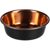 Image de Gamelle pour la nourriture et d'eau pour chien rond Flamingo Ezra Noir 16,8x6x13,5 cm 521377