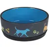 Image de Gamelle pour la nourriture et d'eau pour chien rond Flamingo Cori Gris 18,5x7,5x16,3 cm 521574