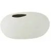 Image de Paris prix Vase ovale céramique - Blanc mat